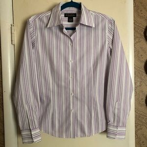 BROOKS BROTHERS Striped non-iron button down shirt